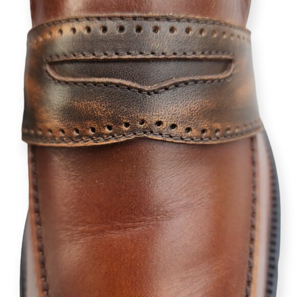 Bruno Magli Brown Leather Penny Loafers main image 4